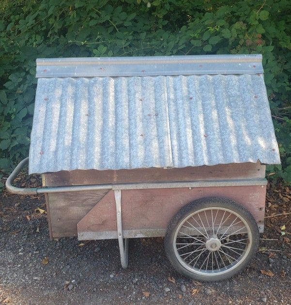 Homestead Cart Made Into Chicken Coop