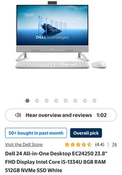 Dell 24 All-in-One Desktop EC24250 White