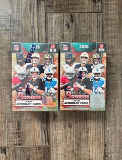 2026 NFL bowman blaster new sealed