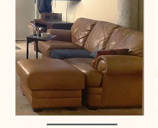 Leather couch