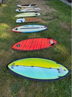 Wake surf boards