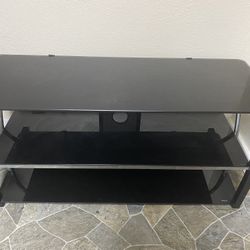 3  Piece Tempered Glass Tv Stand 