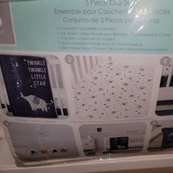 5 Piece Crib Set
