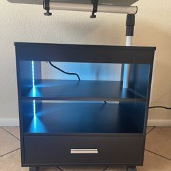 End Table With Swivel Tray