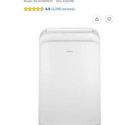 Insignia Portable AC 12,000 BTU (8,000 DOE)