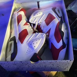 Jordan 6s Carmine