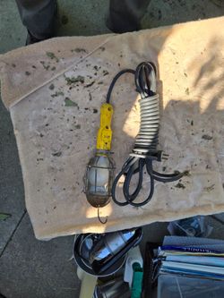 Vintage Work Light with Cord
