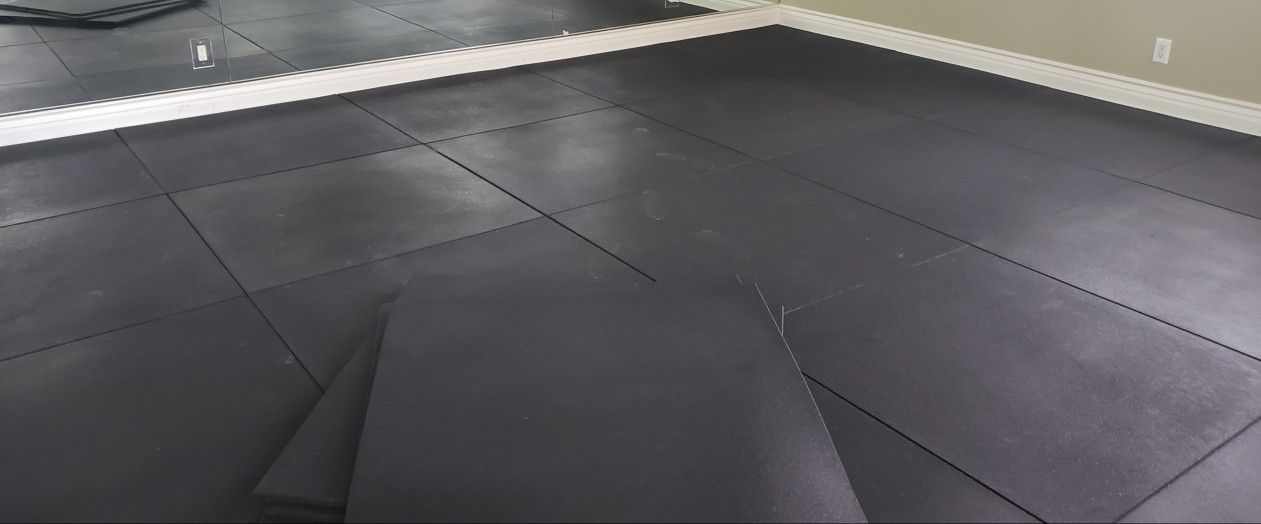 Gym Rubber Flooring / Home Gym Flooring