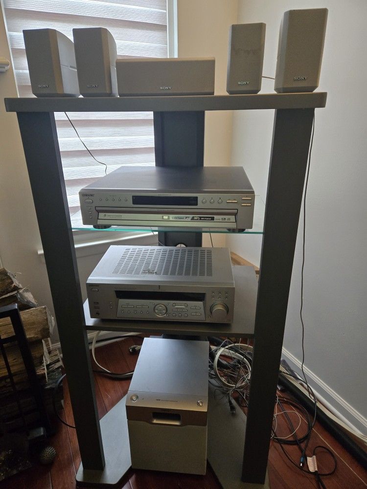 Sony entertainment system w/ stand