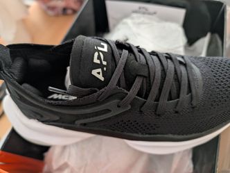 APL x McLaren Black Knit Sneakers size 4M or 5.5W