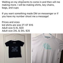 Custom Tshirt, Bags, Keychain, And More 