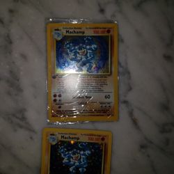 Machamp First edition Rare 1 Of The 2 Cards Is Sealed