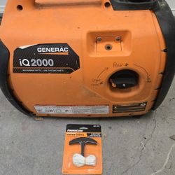 Generac IQ2000 Generator - Needs pull cord replaced *New Pull Cord Included*
