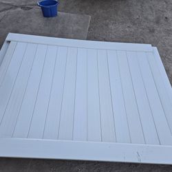 6ft H × 8ft L Vinyl Fence