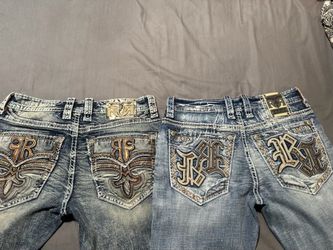 Mens Rock revival jeans 34/30