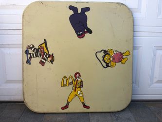 3-Vintage McDonalds restaurant tables