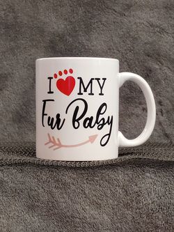 I Love my Fur Baby Coffee Mug.