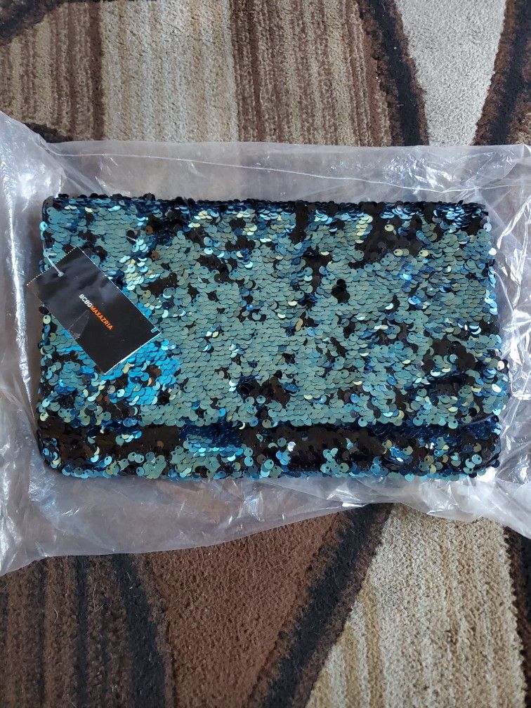 Bcbg Clutch Turquoise Black