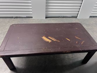 Dark Wood Coffee Table!