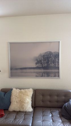 large picture of trees and lake