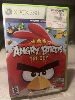 Angry Birds Trilogy (Xbox 360, 2012) Complete w/ Manual CIB TESTED Fast Shipping
