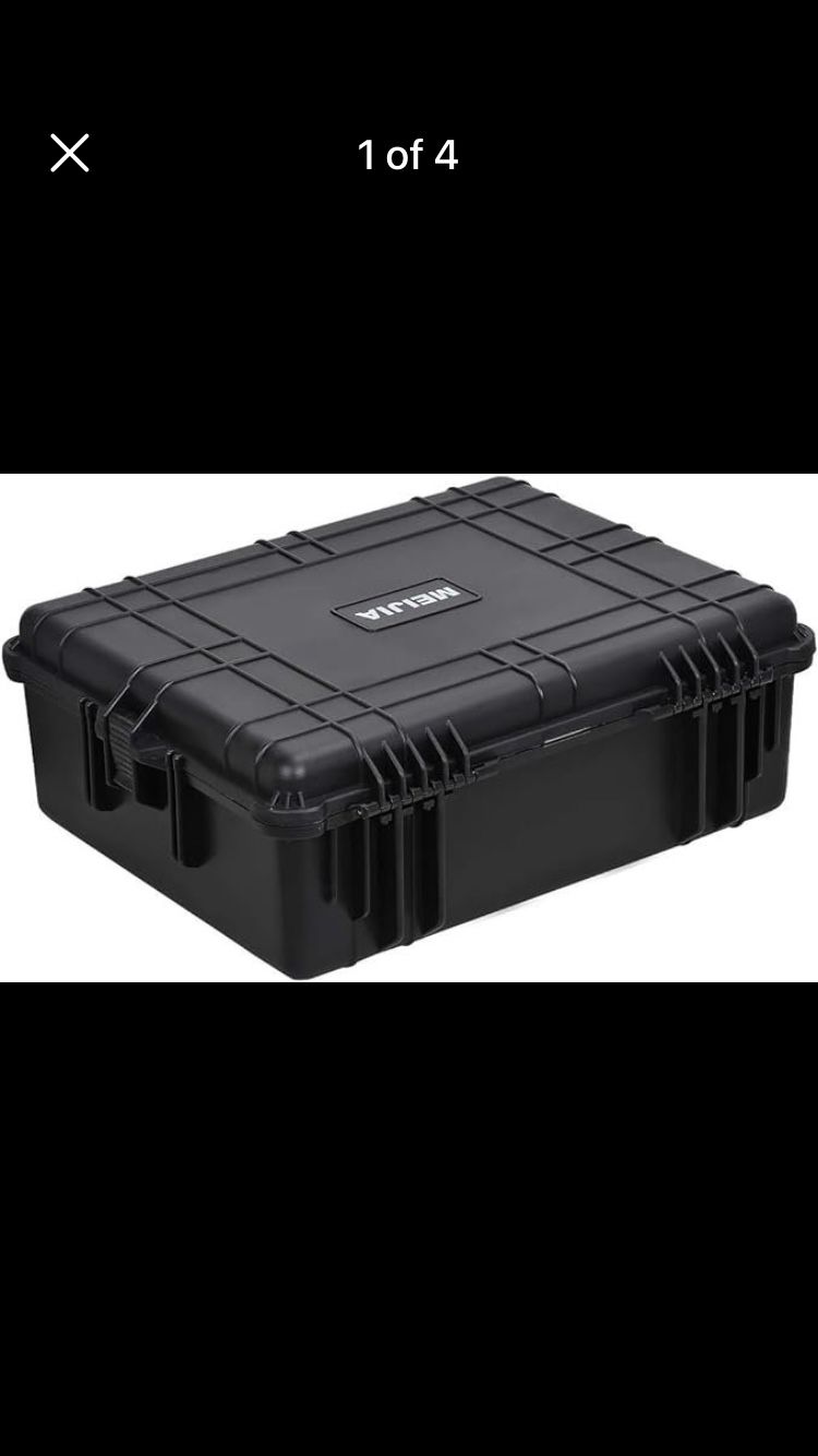 *NEW*(419) MEIJIA Portable Waterproof Protective Hard Case, Camera Case with Customizable Fit Foam Inserted,Fit Use of Drones,Camera,Equipments, Elega