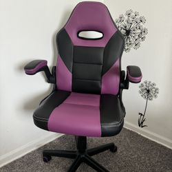 Purple and Black Office chair 