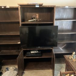 Set of 3 - Bookcase shelf units for books, photos, albums, media, etc.