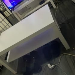 White IKEA coffee table 
