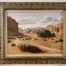 Oil on canvas by Maurice Greene 1983