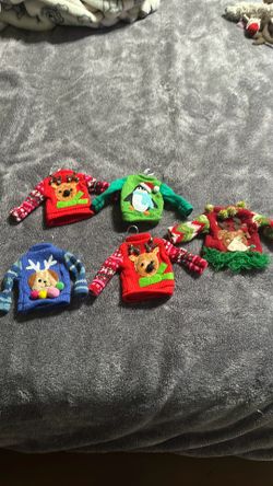 Barbie/Ken or doll christmas sweaters