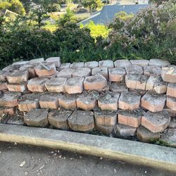 Red Retaining Wall Bricks. 200+ Total. Must Take All