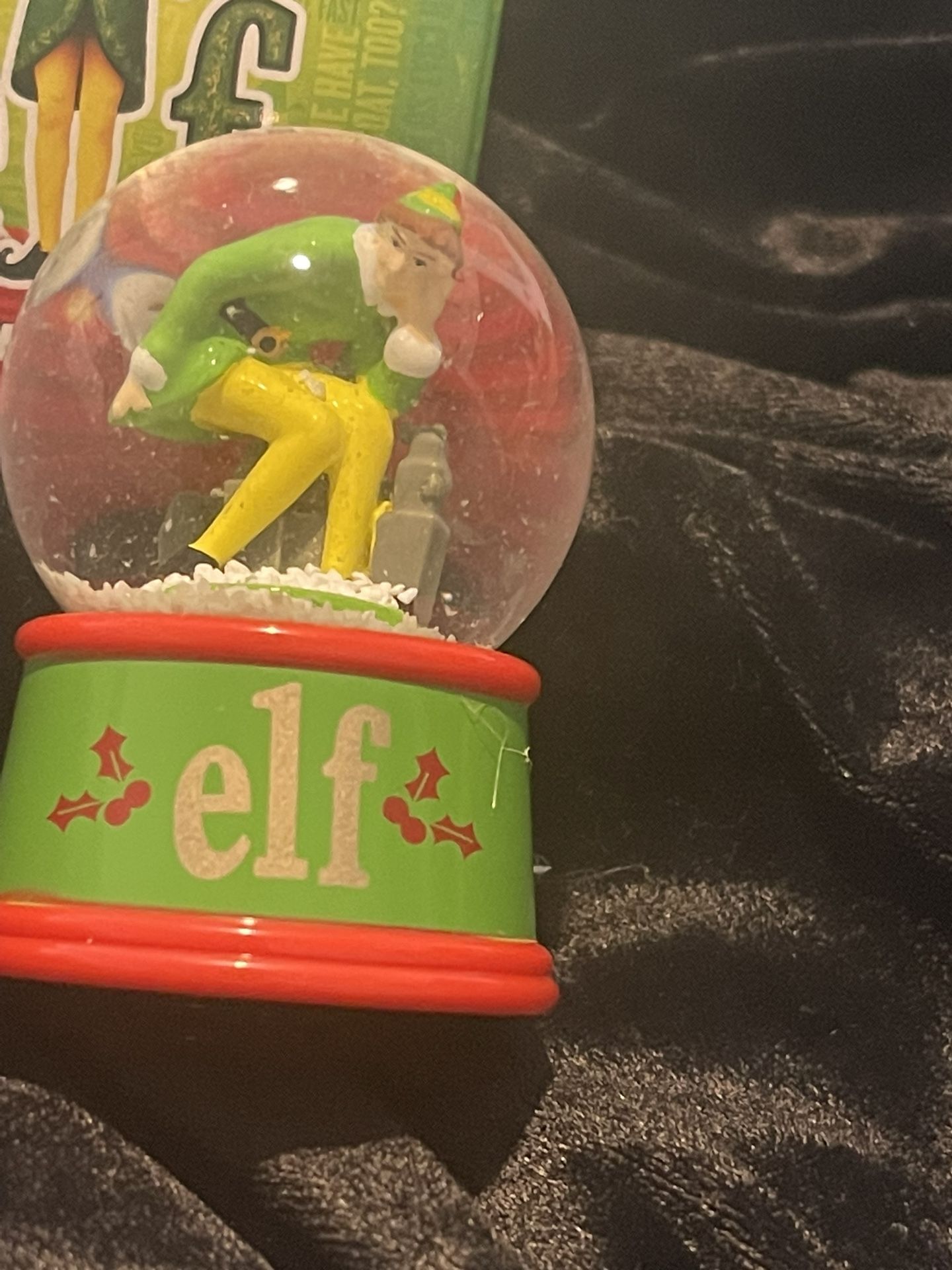 Elf Snow Globe. New In Box