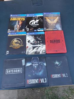 Steelbook Edition Are $100! Each.... PS5 Playstation 5 Games are $40! Each or buy 3 get 1 free. PS4 Playstation 4 Games are $30! Or 4 for $100!  Trade