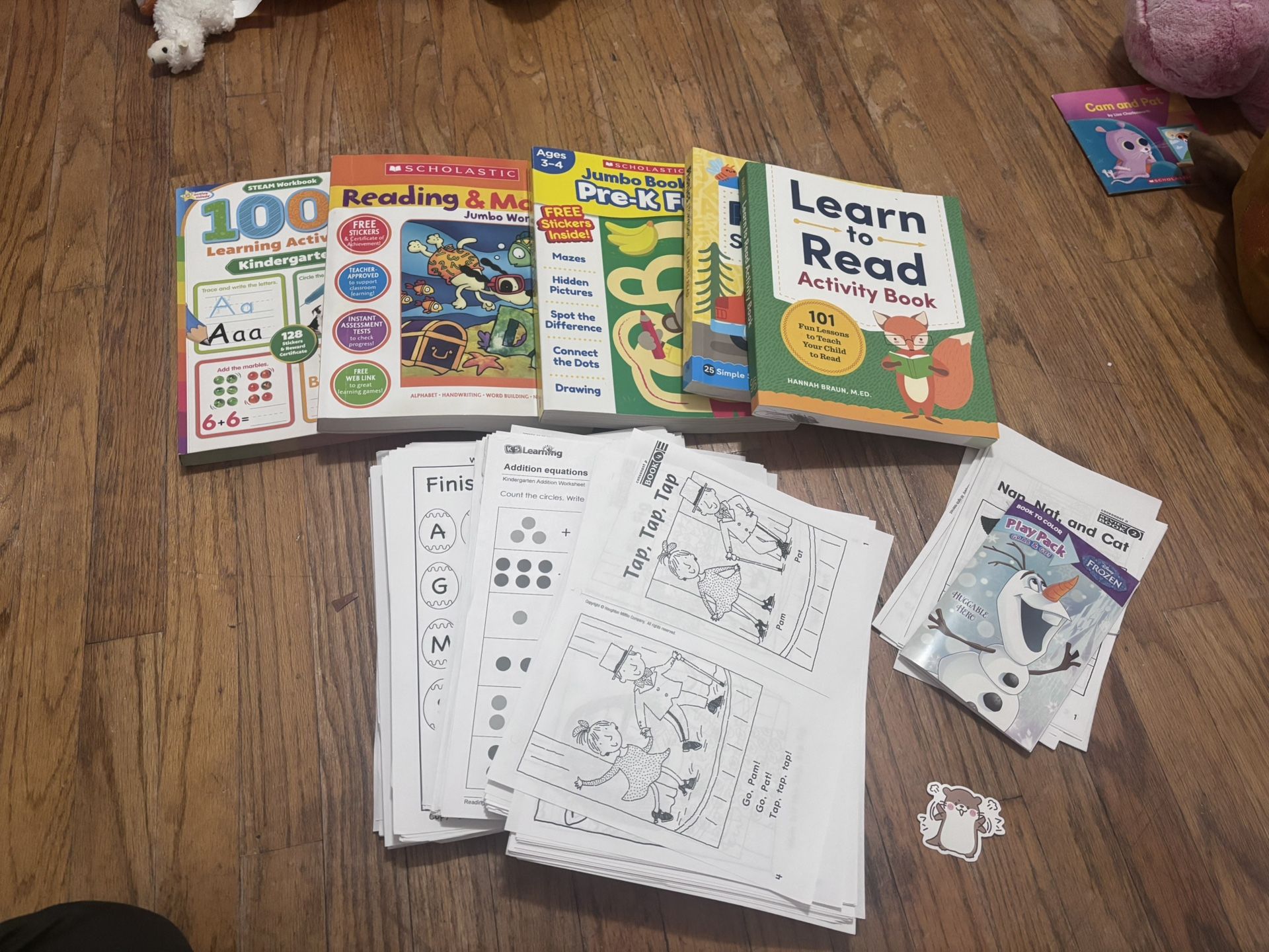 Free TK-K Workbooks And Worksheets
