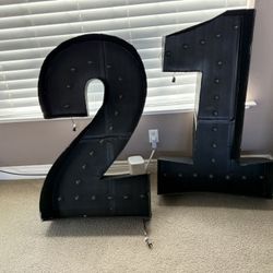 4 Feet Numbers With Lights