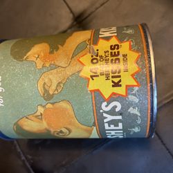 Vintage Hersheys Kisses Tin Can
