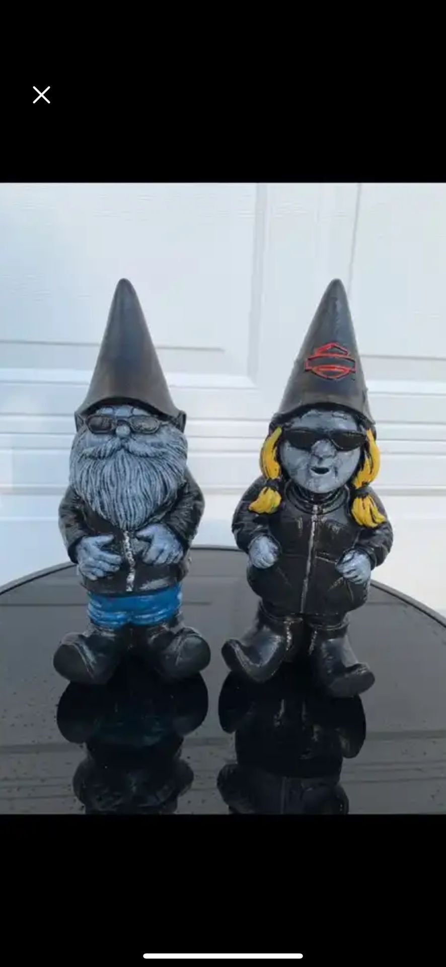 Mr. and Mrs. biker gnome Sold Separately