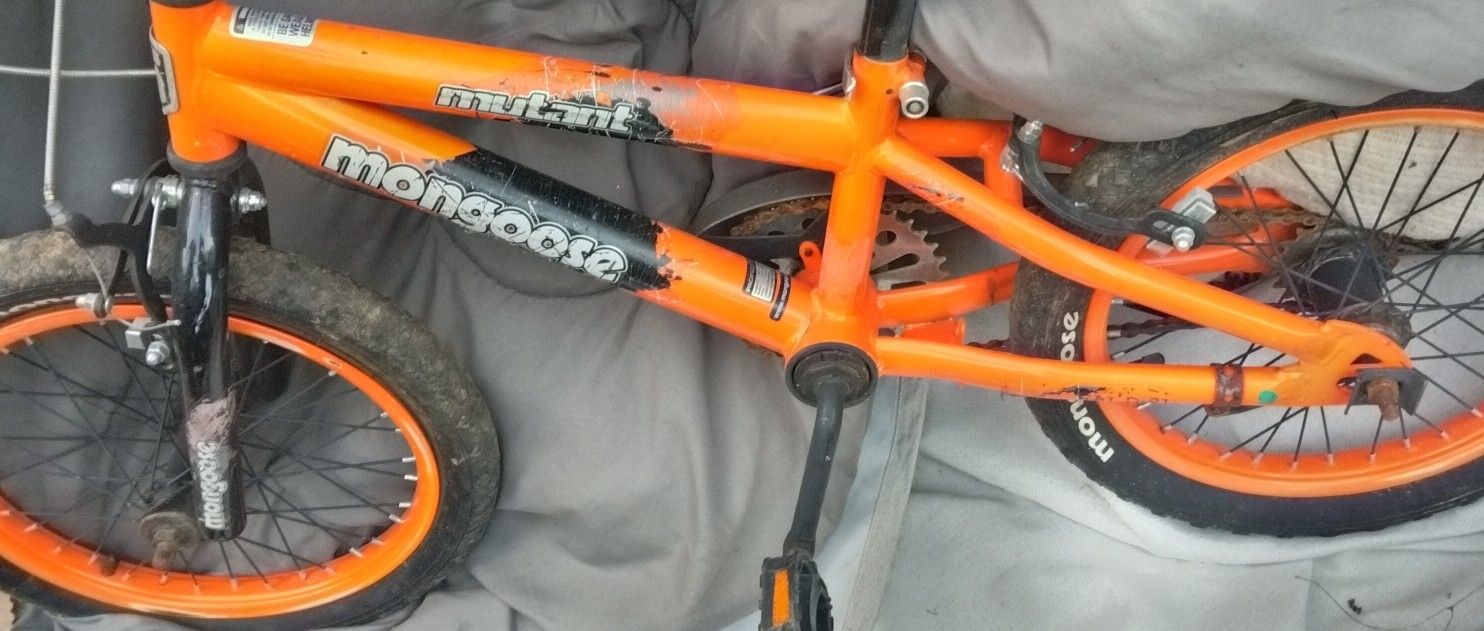 Orange And Black Mongoose Child Bike 