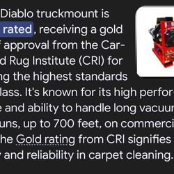 Carpet Steam Cleaner El Diablo