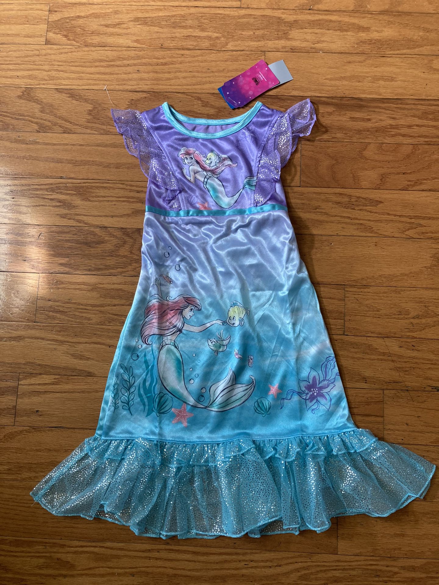 New Disney Mermaid Girls Dress Size 3T