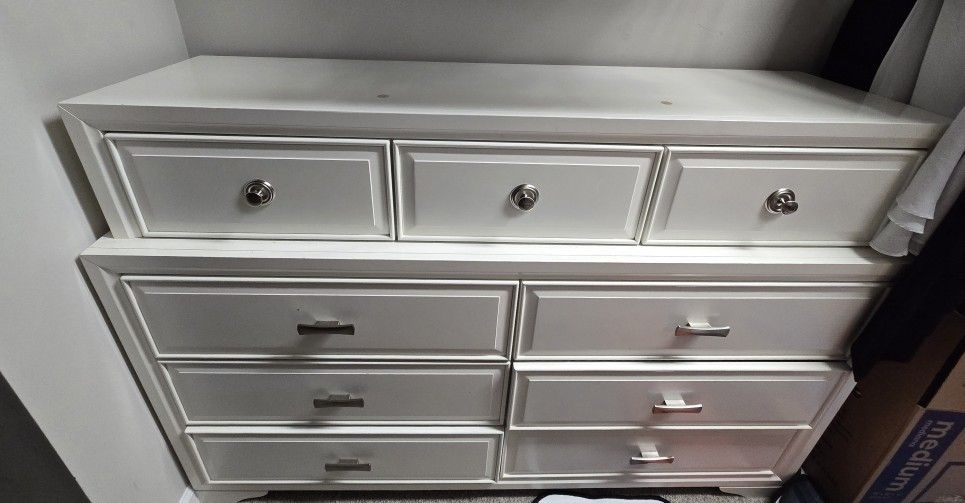 Belcourt white dresser discount