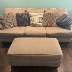 Sofa Bed Couch with Foot Stool
