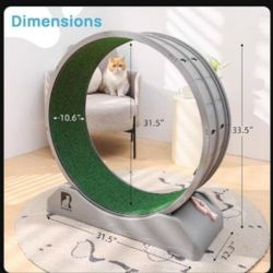 Cat exercise wheel cat treadmill running wheel small dog exercise wheel 31.5 inch for small and medium cat 