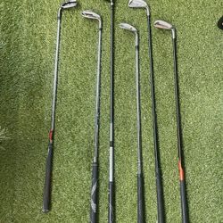 Assortment Of Golf Clubs 