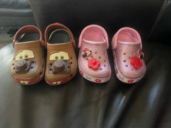 Cars & Minnie Mouse crocs