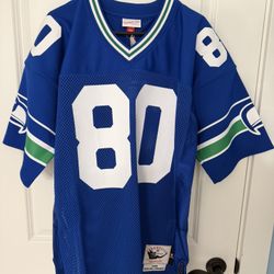 Steve Largent Seattle Seahawks 1985 Mitchell & Ness Authentic Throwback Retired Player Jersey - Royal - Size 48