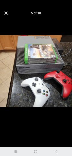 Xbox One Special Edition Black Ops 1TB Console Model 1541 2 Remotes 3 Games Hdmi/ Power Cord/ Charge