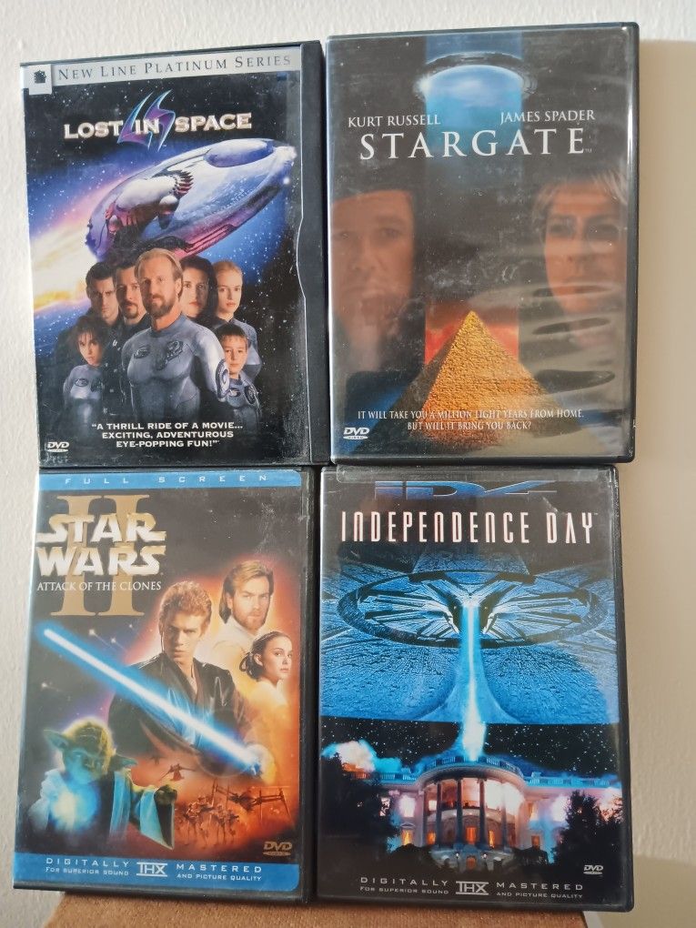 4 SciFi DVD's