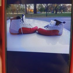 Jordan's 12  Retro cherry Red 